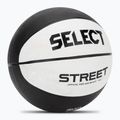 Detská basketbalová lopta SELECT Basketball Street v23 white/black veľkosť 7 2