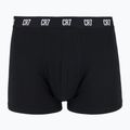 Pánske boxerky CR7 Basic Trunk 3 páry white/ greymelange/ black