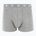 Pánske boxerky CR7 Basic Trunk 3 páry white/ greymelange/ black 2
