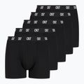 Pánske boxerky CR7 Basic Trunk 5 párov black/white