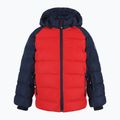 Detská lyžiarska bunda Color Kids Ski Jacket Quilted AF 1. červeno-čierna 74695