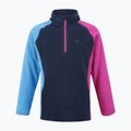 Detská fleecová mikina Color Kids Fleece Pulli Colorblock tmavomodrá 74773.5885