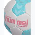 Loptu na hádzanú Hummel Classic Energizer off white/light blue/marine size 0 4
