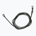 Sada kaprových náväzcov Mikado Leadcore s obratlíkom 2ks čierna AMC-ZK-004