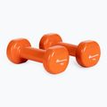 Činky Meteor 2 x 1 kg oranžové 30182