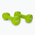 Činky Meteor 2 x 1,5 kg zelené 30183