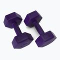 Meteor bitúmenové činky 2 x 2 kg fialové 30166 2