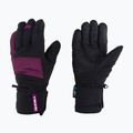 Pánske lyžiarske rukavice Viking Espada black/purple 113/24/4587