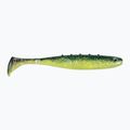 Dragon V-Lures Aggressor Pro 3 kusy chartreuse čierno-strieborné trblietavé gumové nástrahy CHE-AG40D-30-101