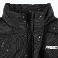 Pánska páperová bunda PROSTO Puff Pattern čierna KL222MOUT152 4