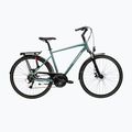 Pánsky trekingový bicykel KROSS Trans 3.0 green/silver/gloss
