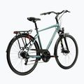Pánsky trekingový bicykel KROSS Trans 3.0 green/silver/gloss 3