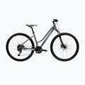 Dámsky crossový bicykel KROSS Evado 5.0 In grey/blue/gloss