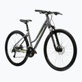 Dámsky crossový bicykel KROSS Evado 3.0 In gray/green 2
