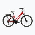 Dámsky trekingový bicykel KROSS Trans 5.0 In red/silver/gloss