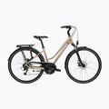 Dámsky trekingový bicykel KROSS Trans 3.0 In brown/silver/matte