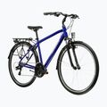 Pánsky trekingový bicykel KROSS Trans 1.0 navy blue/silver/gloss 2