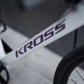 Gravelový bicykel KROSS Esker 1.0 FL grey/purple/gloss 14