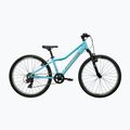 Detský bicykel KROSS Hexagon Jr 24 turquoise/orange/matte/glossy