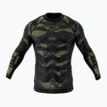 SMMASH Tiger Armour pánsky rashguard s dlhým rukávom čierno-zelený RSO3