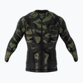 SMMASH Tiger Armour pánsky rashguard s dlhým rukávom čierno-zelený RSO3 2