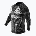 SMMASH Venomous pánsky rashguard s dlhým rukávom čierno-biely RSO3 3