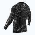 SMMASH Venomous pánsky rashguard s dlhým rukávom čierno-biely RSO3 5