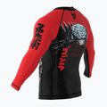 SMMASH Zilla detský rashguard s dlhým rukávom červený 5