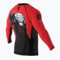 SMMASH Zilla detský rashguard s dlhým rukávom červený 6