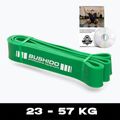 Bushido Power Band cvičenie gumová zelená 44 4