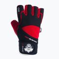 Fitness rukavice DBX BUSHIDO s dlhým suchým zipsom a systémom úchopu black/red 2