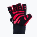 Fitness rukavice DBX BUSHIDO s dlhým suchým zipsom a systémom úchopu black/red 3