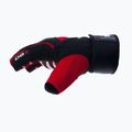 Fitness rukavice DBX BUSHIDO s dlhým suchým zipsom a systémom úchopu black/red 4