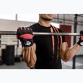 Fitness rukavice DBX BUSHIDO s dlhým suchým zipsom a systémom úchopu black/red 10