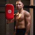 Výcvikový štít z prírodnej kože Bushido PAO červený Ars-1201a 4
