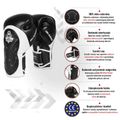 Boxerské rukavice Bushido so systémom Wrist Protect čierne Bb4 8
