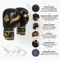 Boxerské rukavice Bushido z prírodnej kože čierne B-2v13 15