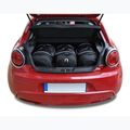 Súprava tašiek do batožinového priestoru auta KJUST Alfa Romeo Mito Hatchback 2008-2018 3 ks. black 11