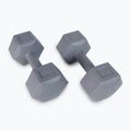 Spokey Monster II 2x5 kg sivé činky 920900 2