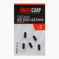 Závažia UNDERCARP 5 ks čierne UC407