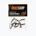 UNDERCARP kaprový otočný krúžok s rýchloupínacím krúžkom čierny UC53