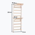 Gymnastické rebriny RINAGYM 2W1 gimnastyczna white 9