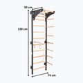 Gymnastické rebriny RINAGYM Steel Kom 2 graphit 6