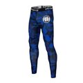 Pánske legíny Pitbull West Coast Compr Pants Dillard blue camo