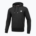 Pánska mikina Pitbull West Coast Hooded Small Logo 21 charcoal melange