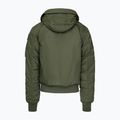 Pánska bunda Pitbull Sherpa Hooded Bomber olive 6