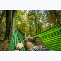 Turistická hojdacia sieť Lesovik Spirit v korunách stromov zelená 7