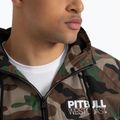 Pánska bunda Pitbull West Coast Athletic s kapucňou z nylonu woodland camo 2