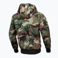 Pánska bunda Pitbull West Coast Athletic s kapucňou z nylonu woodland camo 8