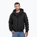 Pánska zimná bunda Pitbull West Coast Quilted Hooded Carver black